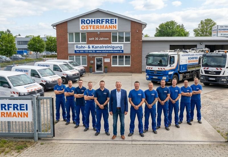 Rohrfrei Ostermann - Rohrreinigung Kanalreinigung - Team