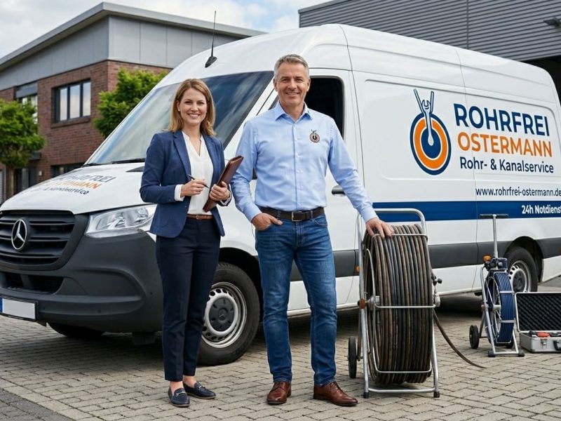 Rohrfrei Ostermann - Rohrreinigung Kanalreinigung - Team
